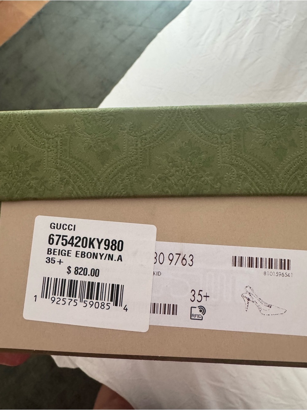 Gucci GG pointed toe sling backs size 5.5 Worn once! - Picture 9 of 10